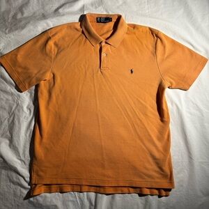 Polo Ralph Lauren Orange Polo Shirt Men’s Size Large